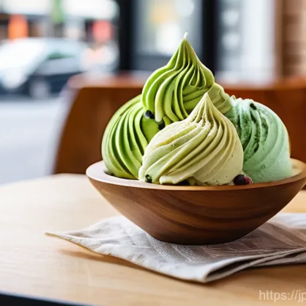 소프트 제과 브랜드 - **Prompt 1: A Captivating, Photogenic Soft Gelato Moment**
    "A vibrant and artfully presented sof...