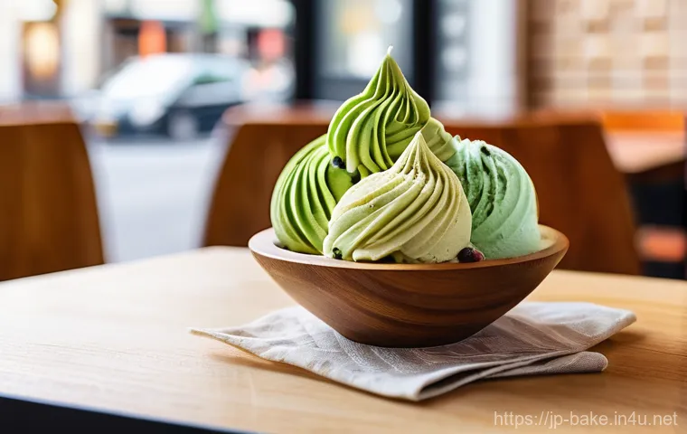 소프트 제과 브랜드 - **Prompt 1: A Captivating, Photogenic Soft Gelato Moment**
    "A vibrant and artfully presented sof...